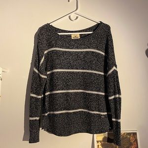 Hollister stripped crewneck
